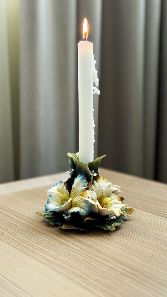 Flowers candle holder / single candle