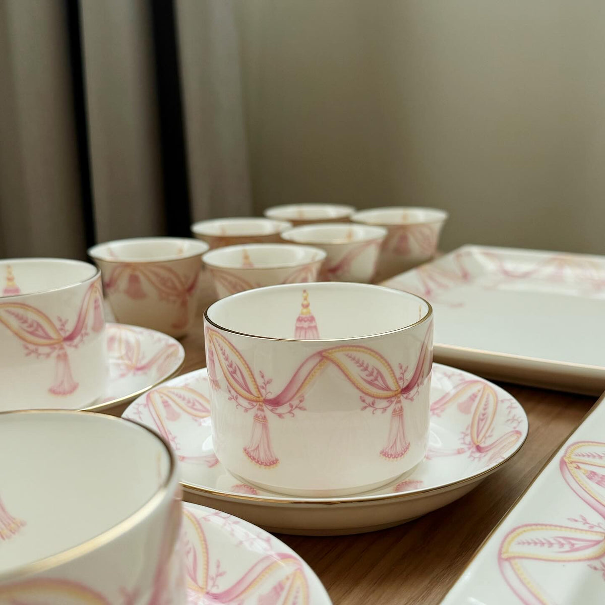 Ribbon Reverie Set / Light Pink
