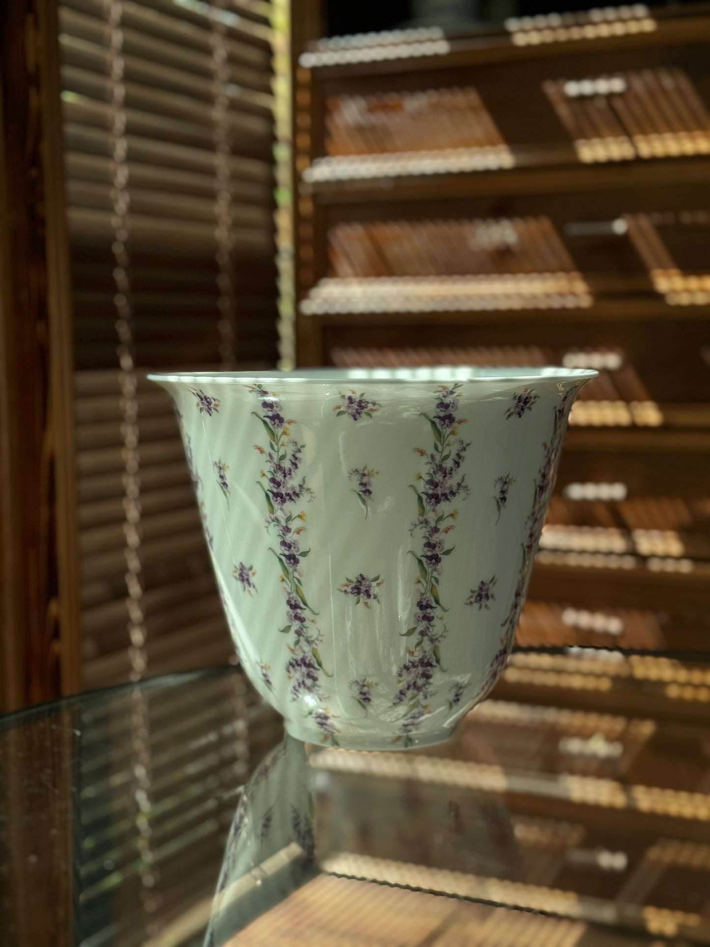 Purple Myosotis Vase