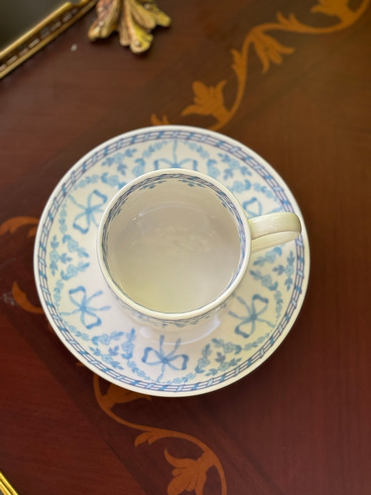 Single Blue Bows Cup