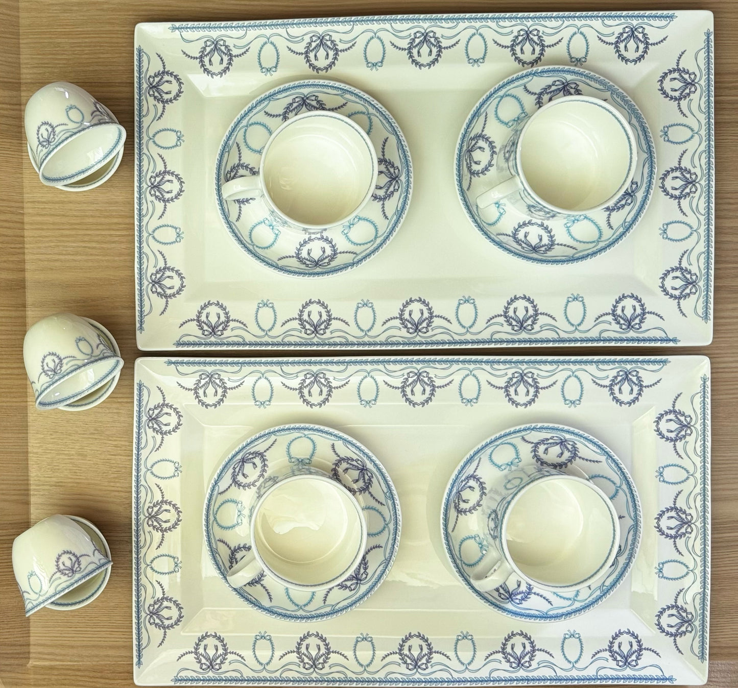 Blue Shades Frames & Bows Set