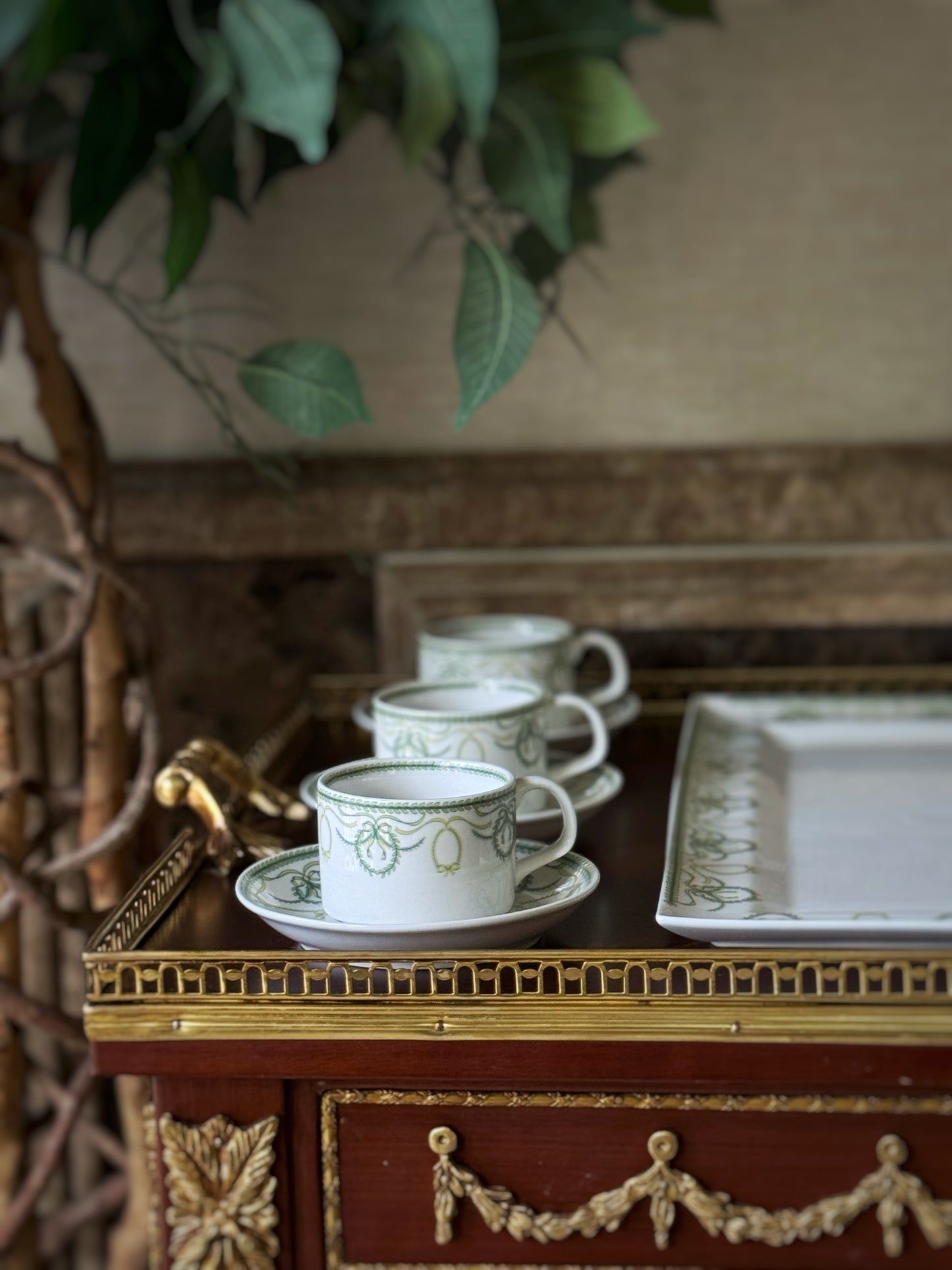 Green Frames with bows set