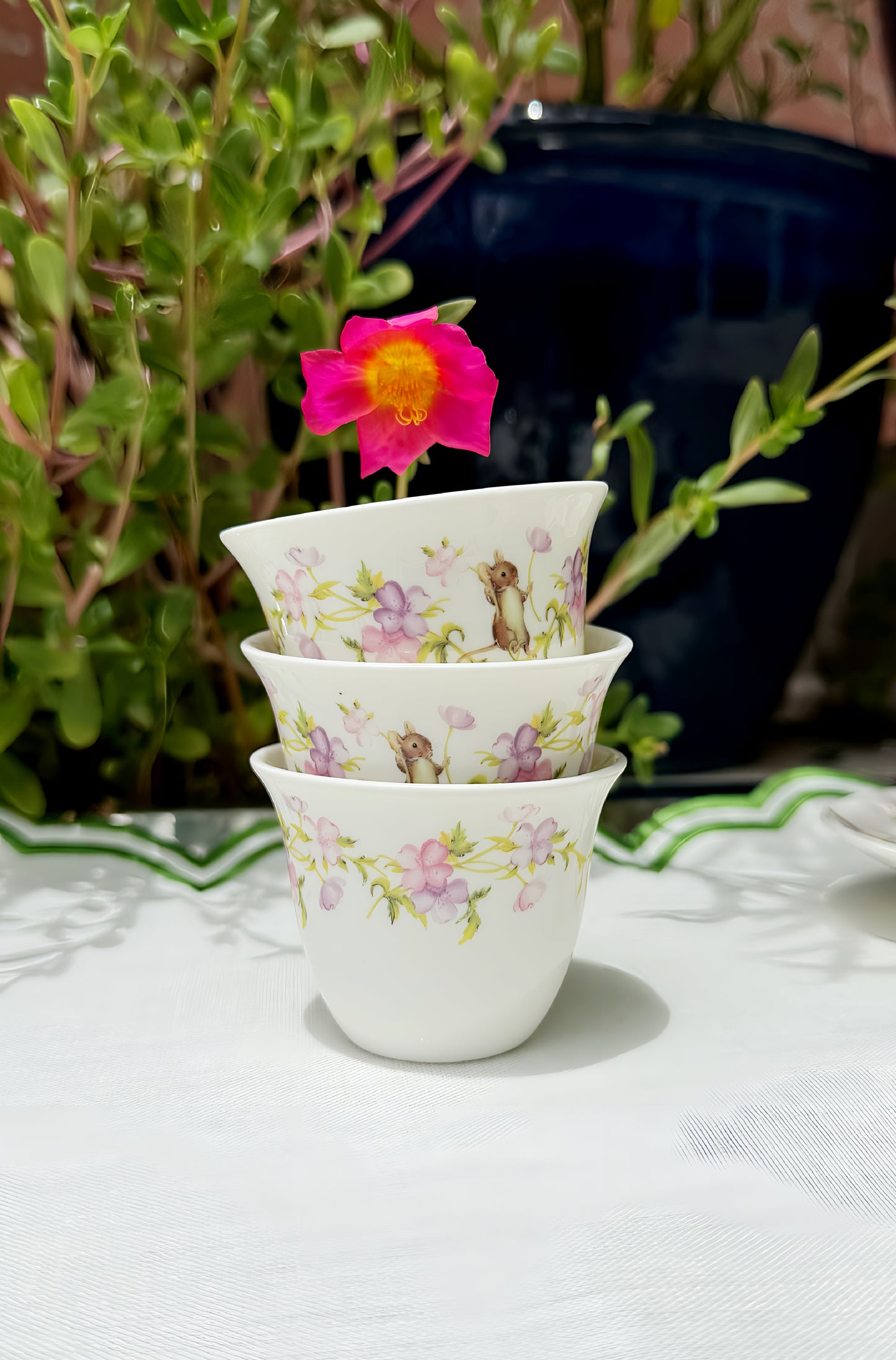 Blossom Mouse Half Set / Purple & Pink