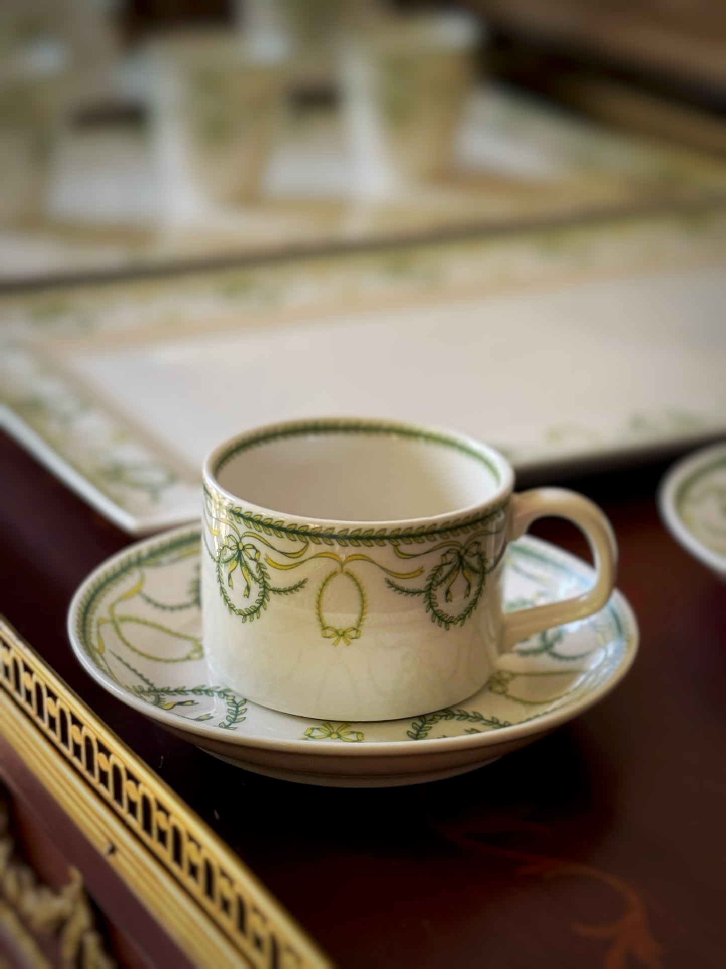 Green Frames with bows set