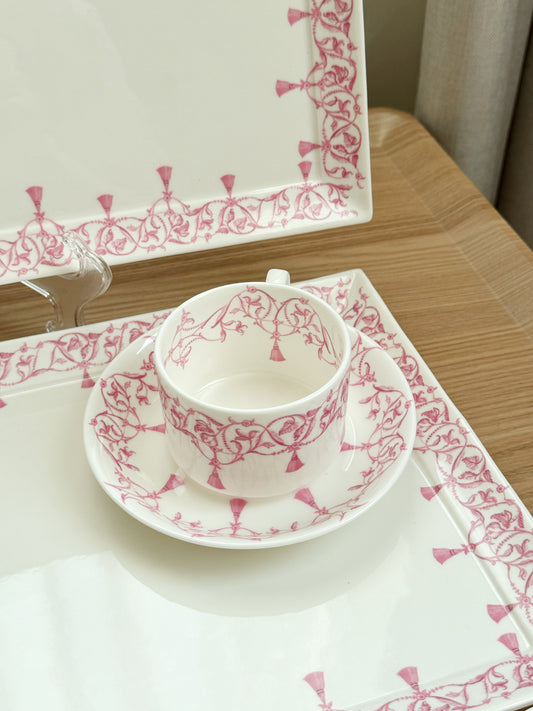 Verdant Lace Set / Pink