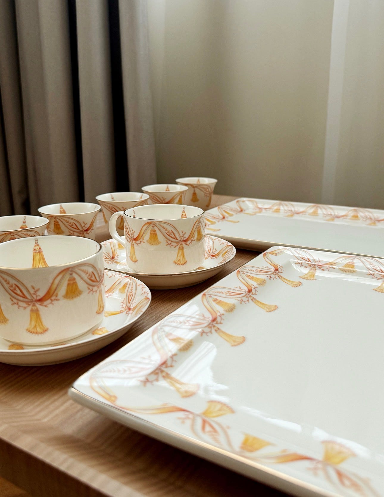 Ribbon Reverie Set / Orange Brown