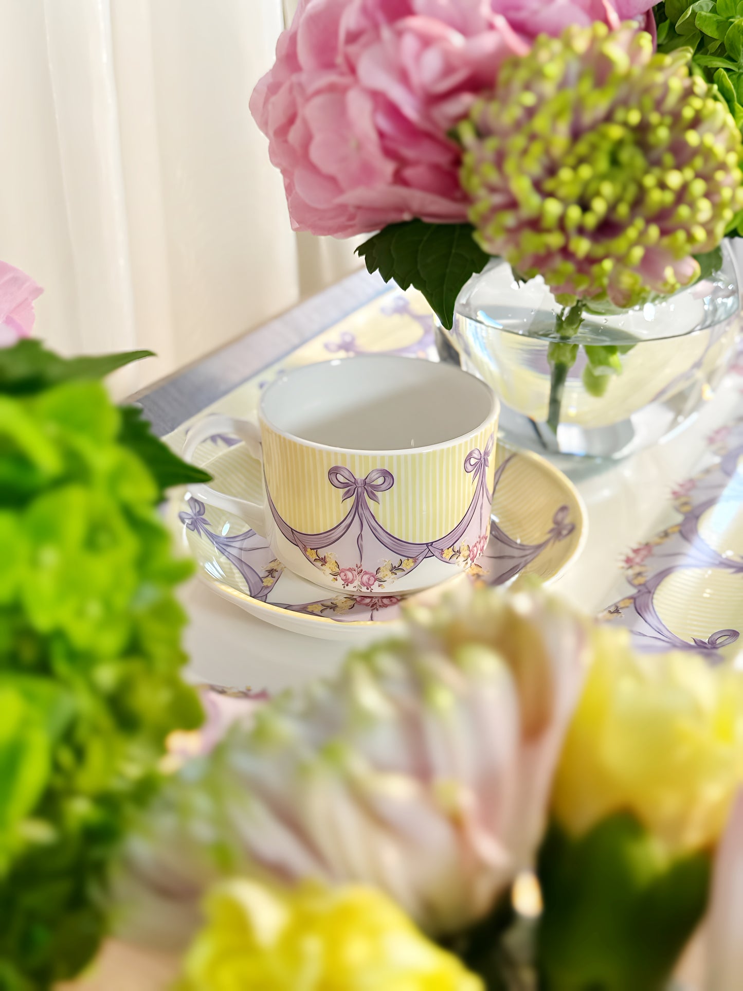 Château Floréal / Butter Yellow & Purple Set