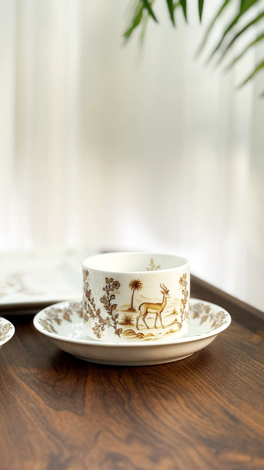 The gazelle / Brown / Single Cup
