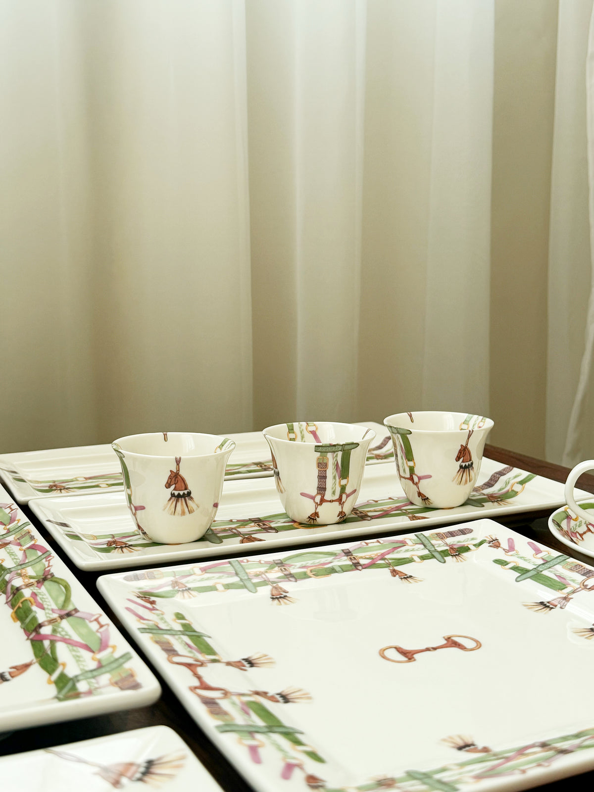 La Sellerie Set / Green Pink