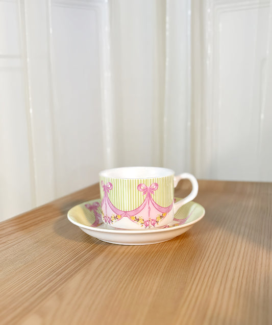 Château Floréal / Pink & Green / Single Cup