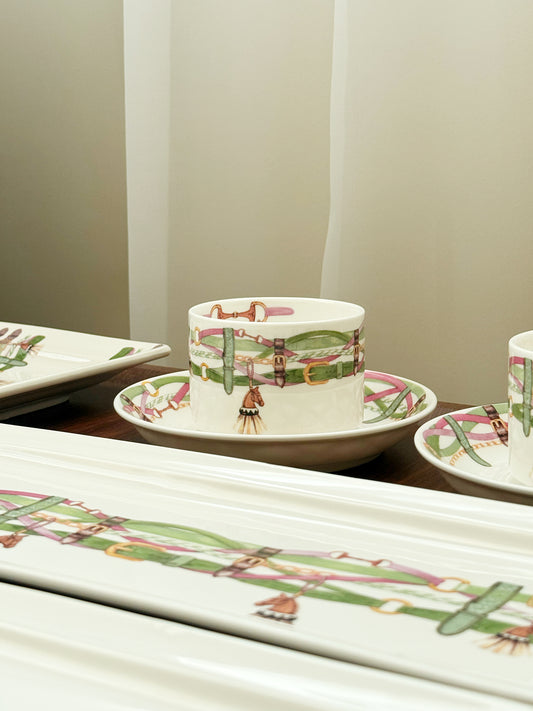 La Sellerie Set / Green Pink