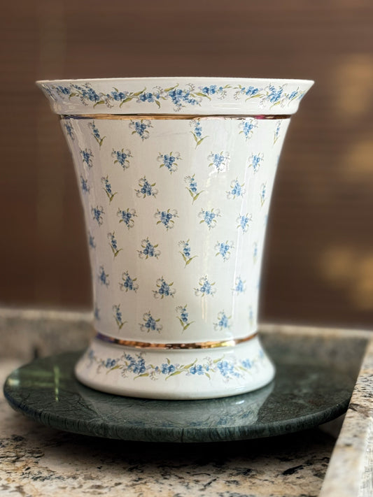 Blue Myosotis Vase