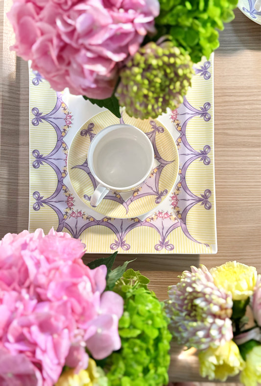 Château Floréal / Butter Yellow & Purple Set