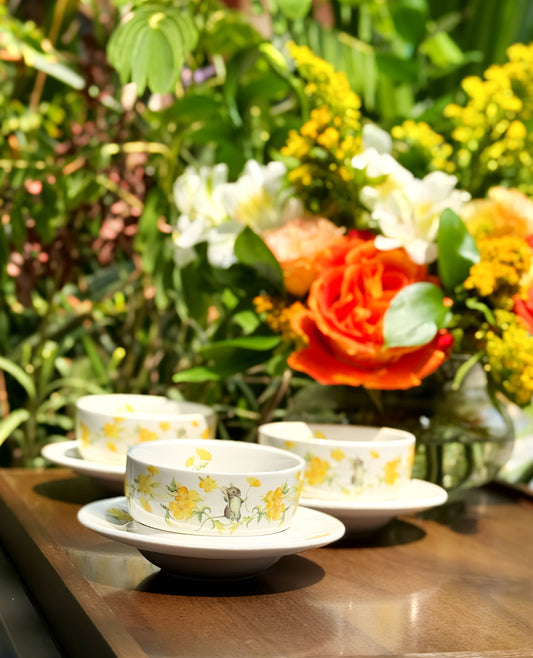 Blossom Mouse Half Set / Yellow