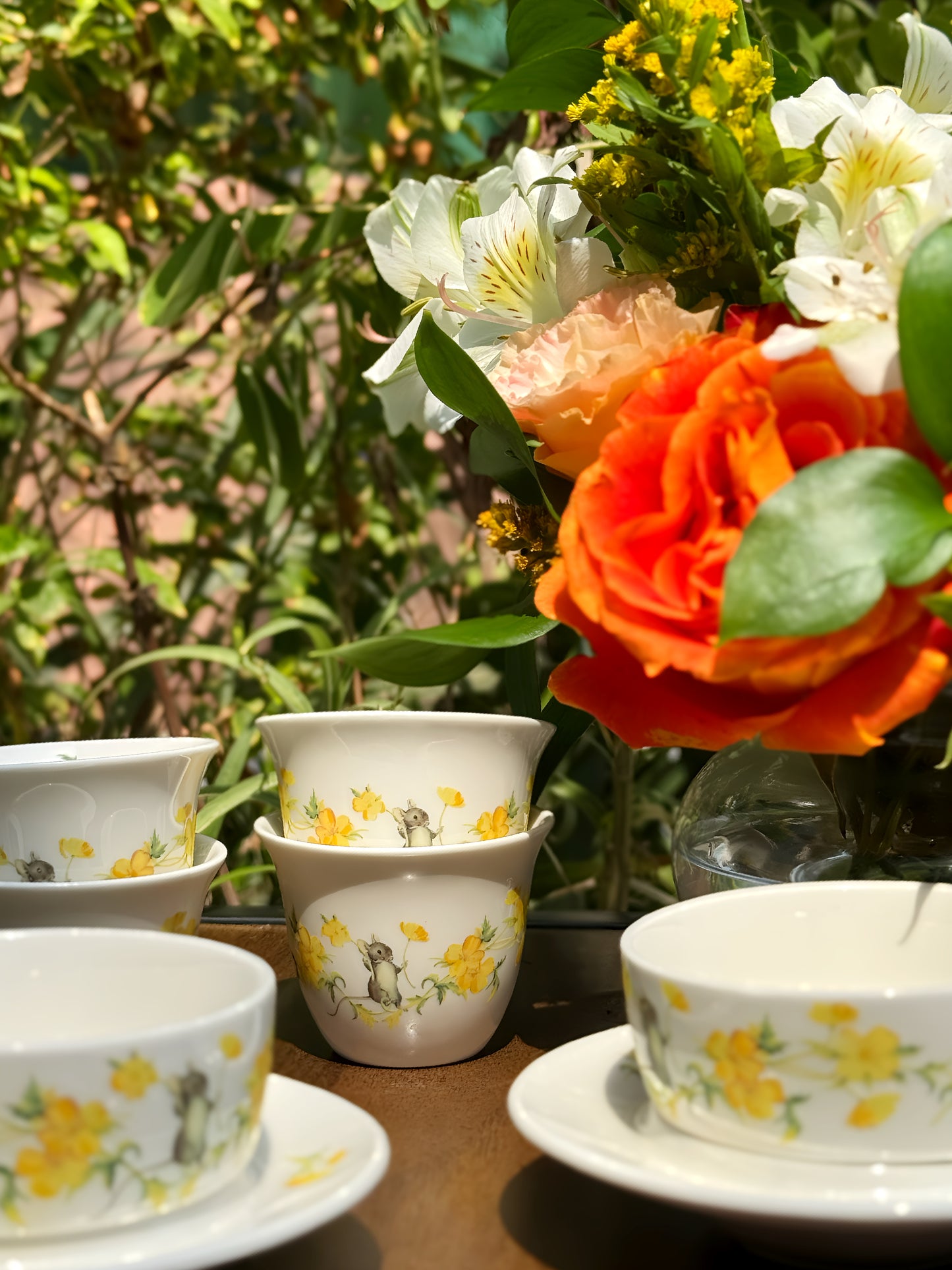 Blossom Mouse Half Set / Yellow